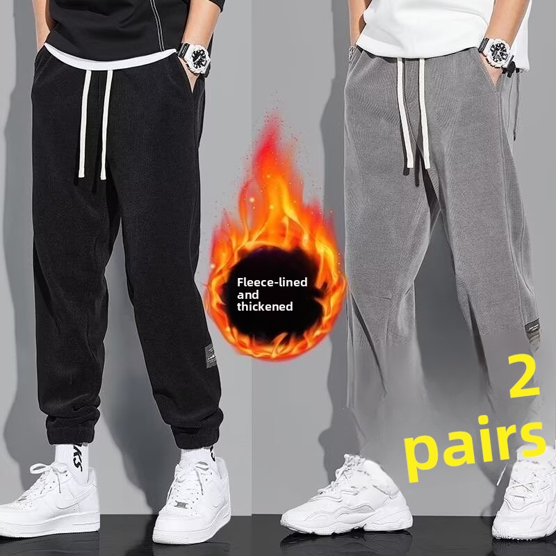 Corduroy Pant Warm - Versatile Casual Pants Women's Loose Straight