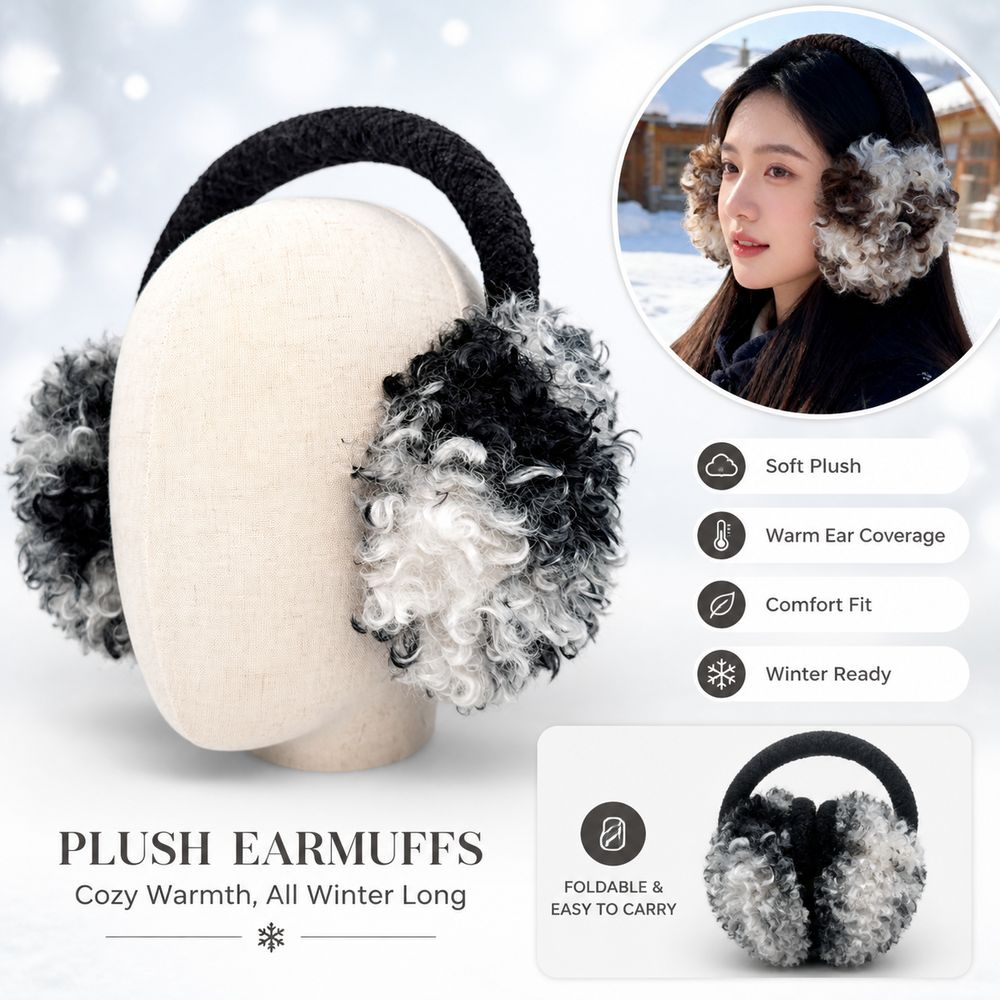 Earmuffs Foldable - New Foldable Earmuffs Soft Knitted Headband