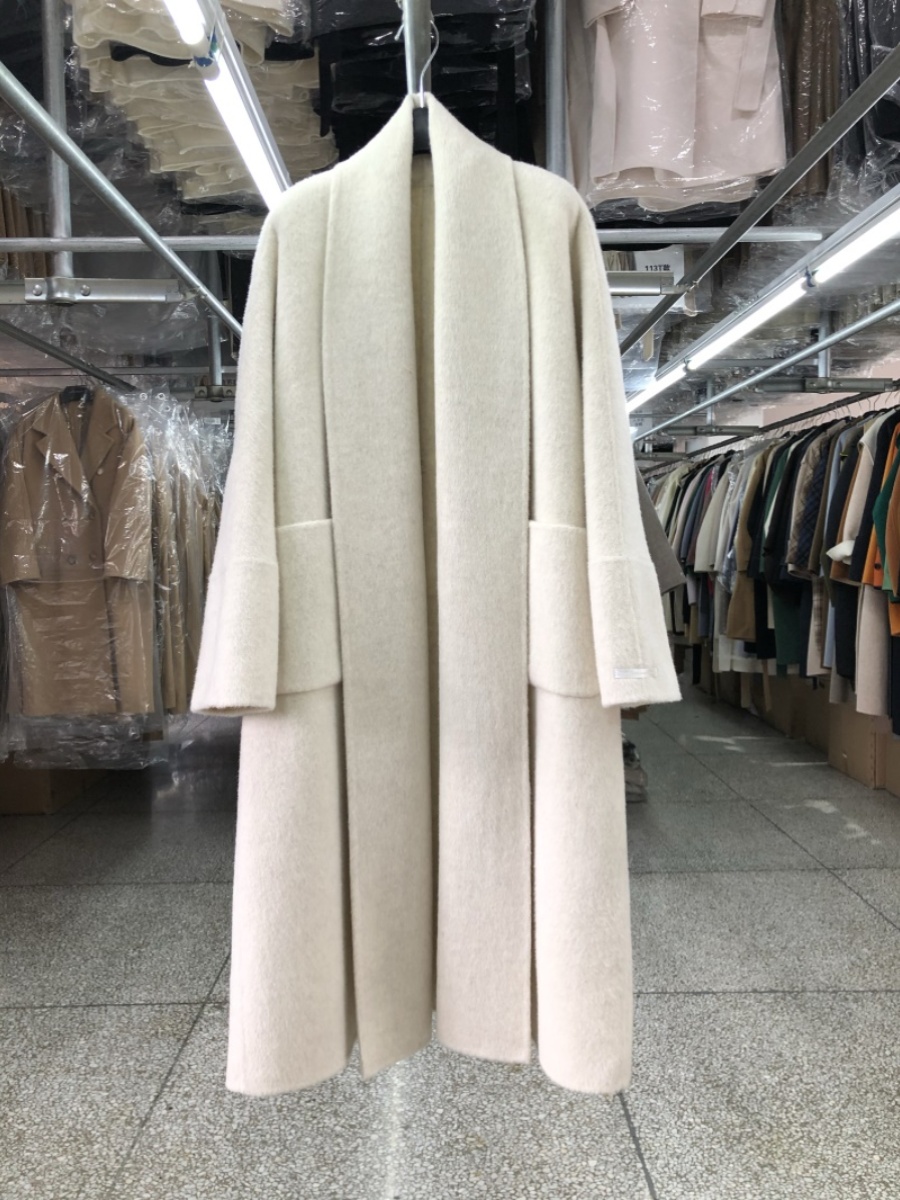 Big Collar Bathrobe Style Doub - đánh giá và giá Wool Coat Peacoat