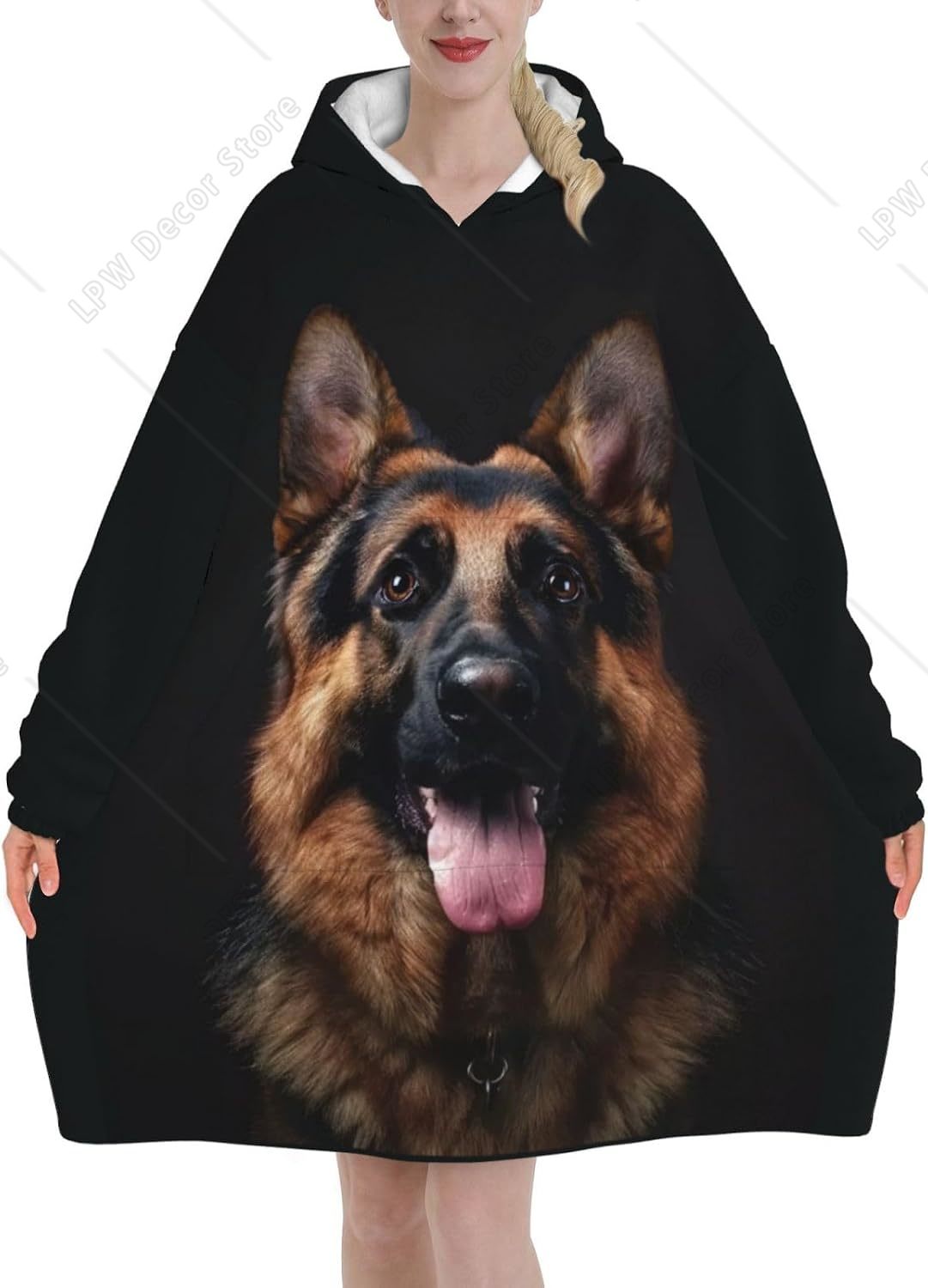 Dog German Shepherd Wearable B - đánh giá và giá Sherpa Hoodie Fleece