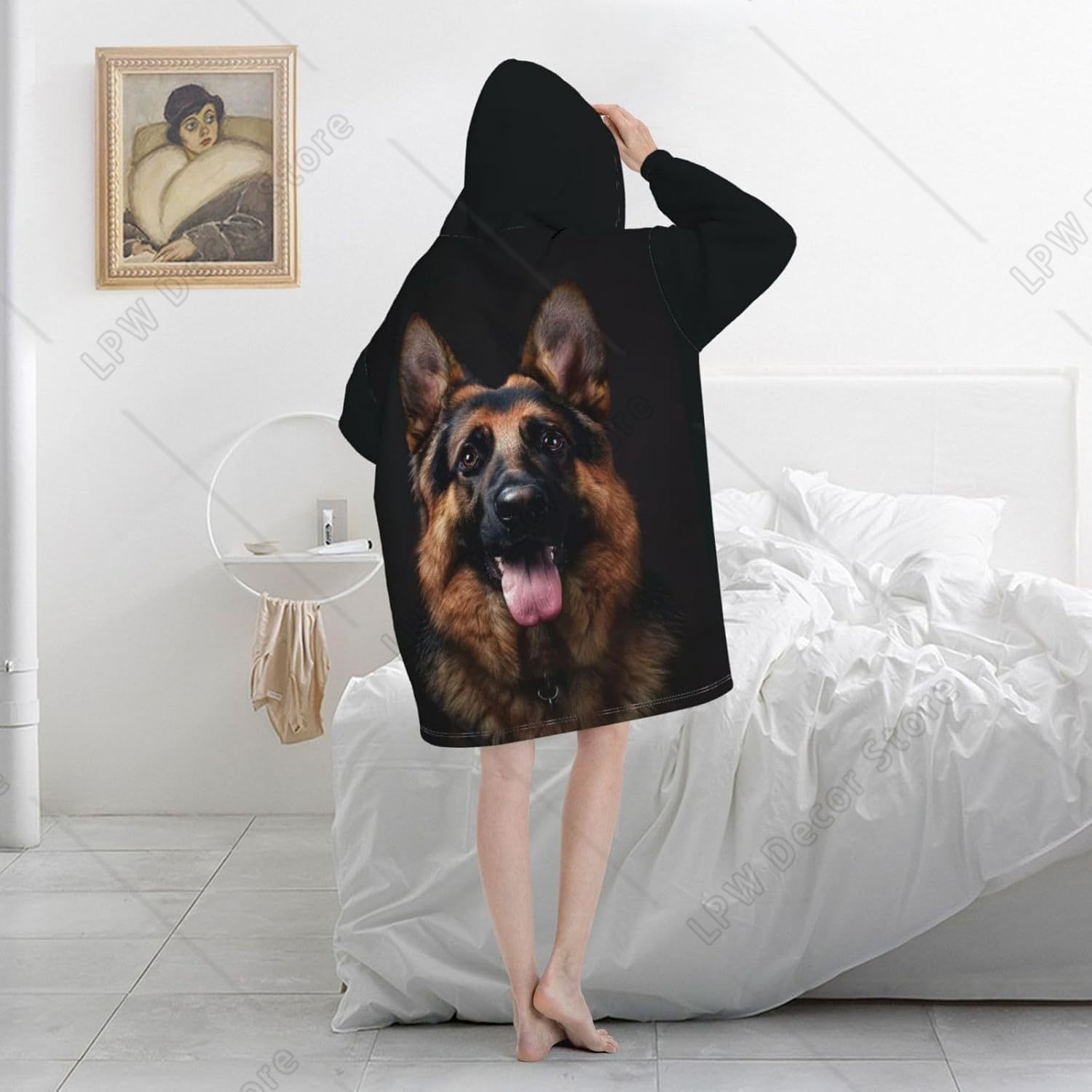 Dog German Shepherd Wearable B - đánh giá và giá Sherpa Hoodie Fleece