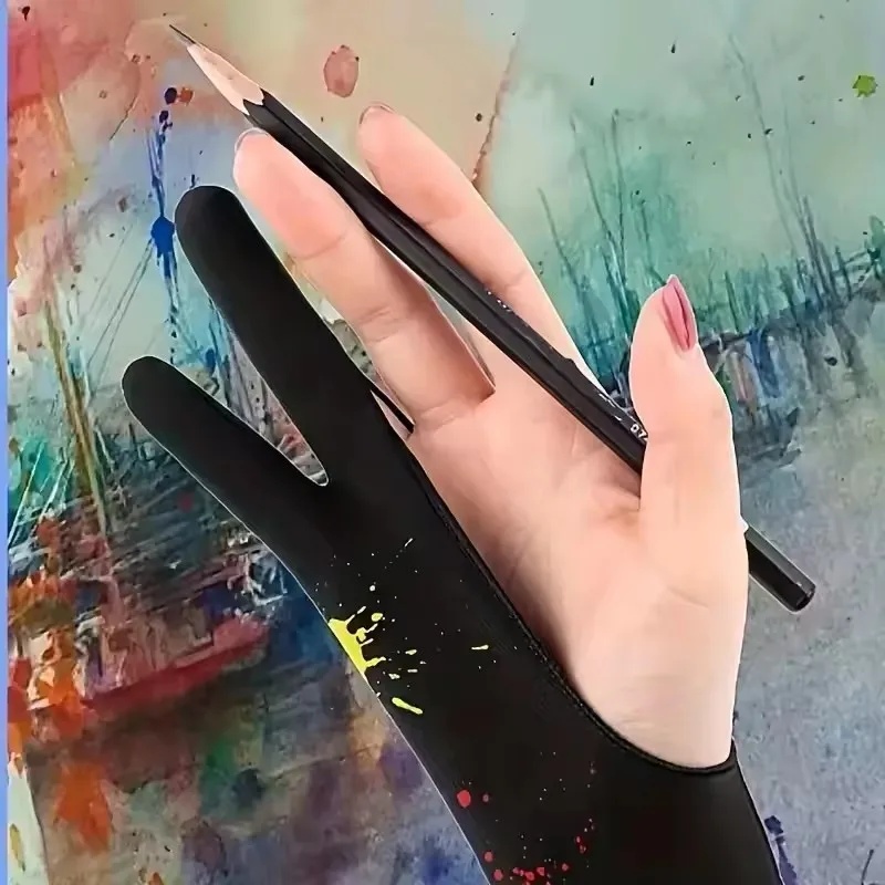 Two-Fingers Anti-touch Paintin - đánh giá và giá Touch Screen Gloves