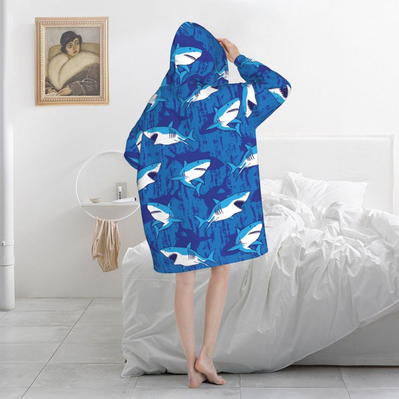 Wearable Blanket Hoodie Cartoo - đánh giá và giá Sherpa Hoodie Fleece