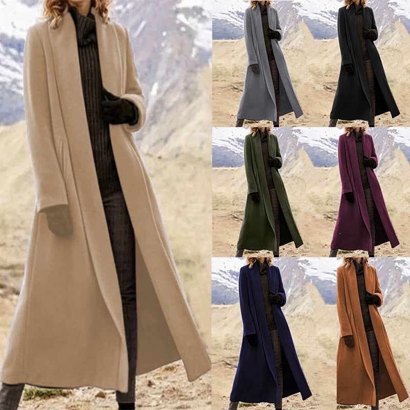 Plus Size Extra Long Woolen Co - đánh giá và giá Wool Coat Peacoat