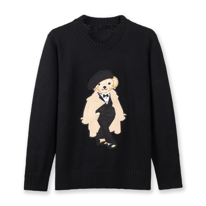 Trench Teddy Bear Knit Sweater - đánh giá và giá Wool Coat Peacoat